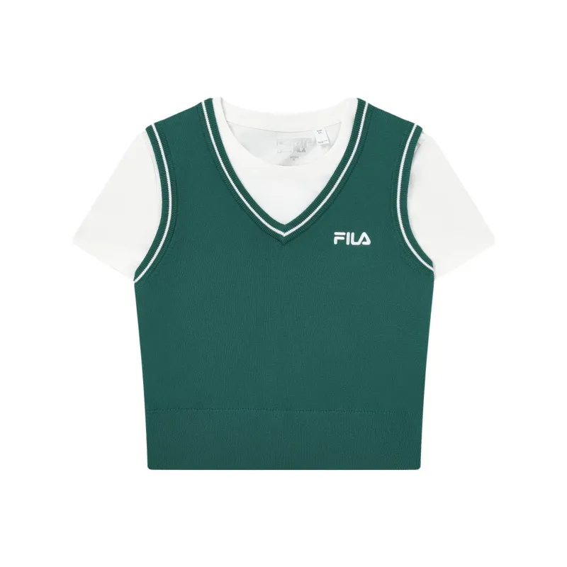 FILA T Shirt Women's 2 Pack Midsummer Green-0