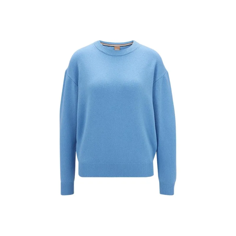 HUGO BOSS FW22 Cashmere Sweater Women's Blue-0