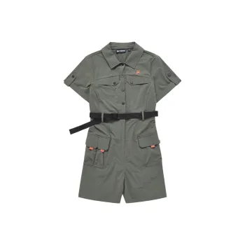 FILA FUSION Comptoir De Cotonnier Jumpsuit Women's Stone Ground Green