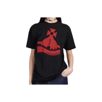 Vivienne Westwood Sunken Orb Printed Crewneck T Shirt