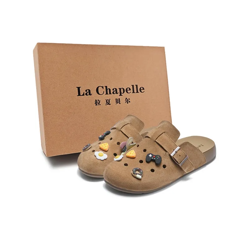 La Chapelle Clogs Women's Brown-0