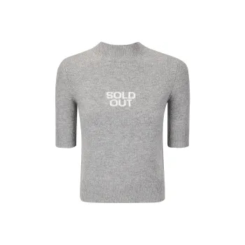 SportMax Mock Neck Short Sleeved Jumper