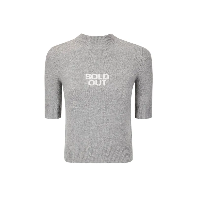 SportMax Mock Neck Short Sleeved Jumper-0