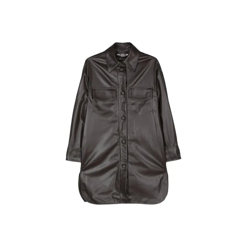 Stella McCartney Faux leather Overshirt-0