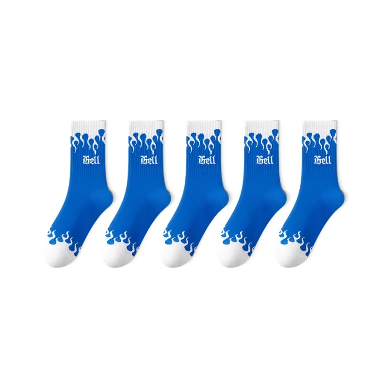 Taste The Color Knee High Socks Unisex 5 Pack-13