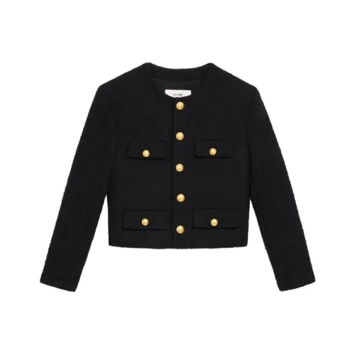 CELINE Jackets Coats Women's Black