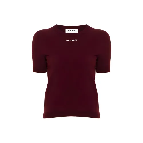 MIU MIU T Shirts Women's Red