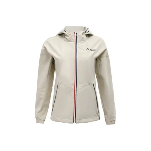 YONEX Jackets Women's Gray Beige