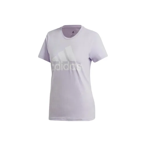 Adidas MUST HAVES T Shirt Women's Purple Gray