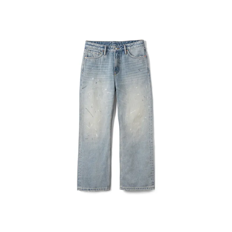 SIMWOOD Jeans Men's Washable Light Blue Plain-6