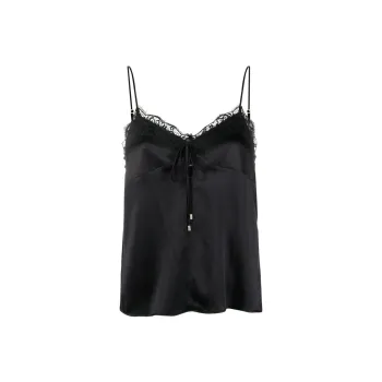 PINKO Lace Trim Satin Camisole