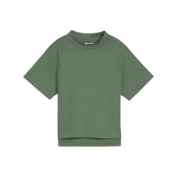 PUMA Drop Shoulder Sleeve T Shirt Women's Dark Forest