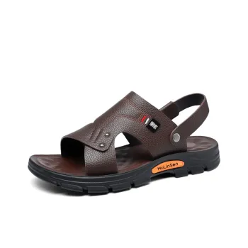 Mulinsen Beach Sandals Men Brown