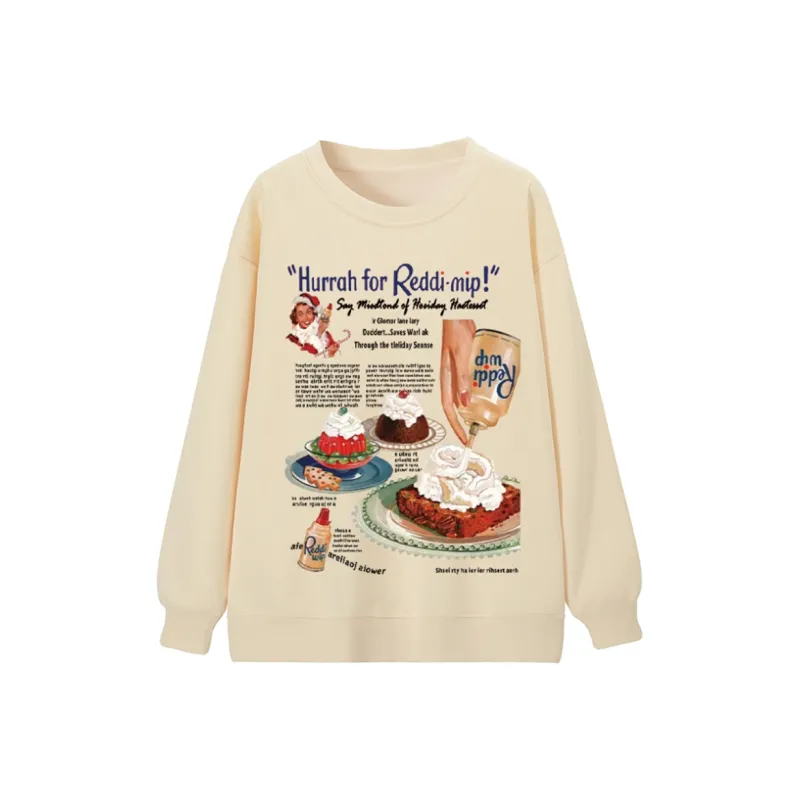 Incolore Sweatshirts Women's Apricot Fleece Lined-0