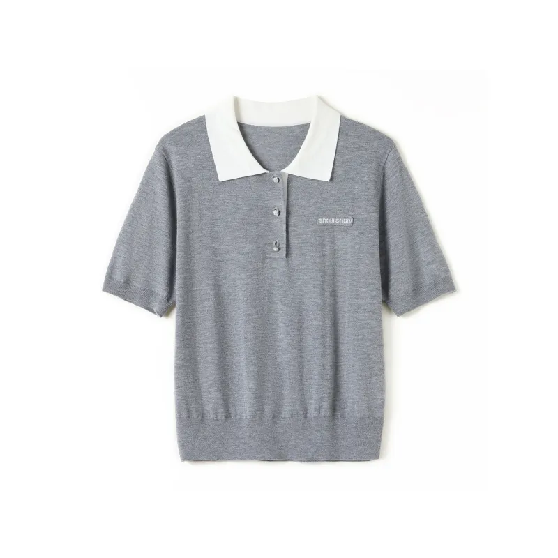 SNOWFORTE Polo Shirt Women's Gray-0