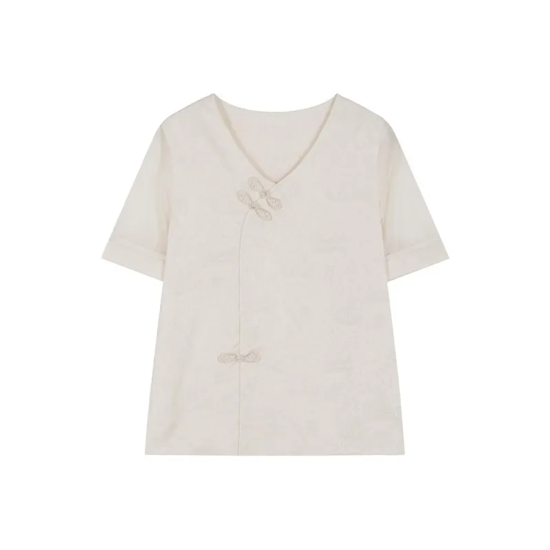 IHIMI Shirts Women's Beige-2