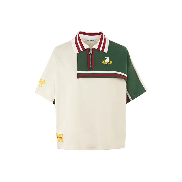 13 DEMARZO Polo Shirts Unisex White-0