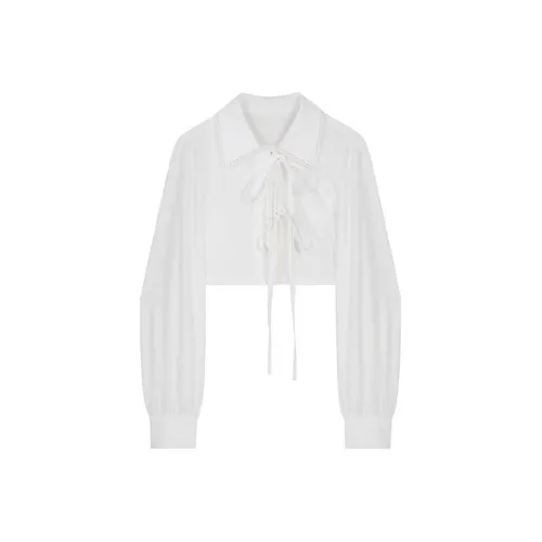 VEGA CHANG Shirts Women's Coconut Shred White