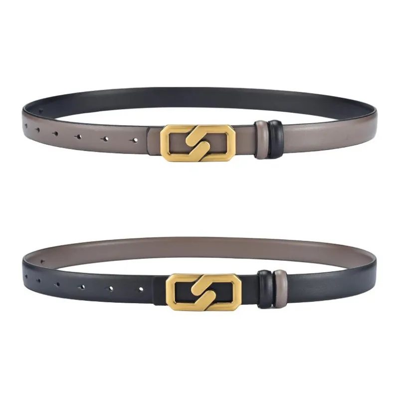 TUCANO Cow Split Leather Belts Women's 2.3cm-8
