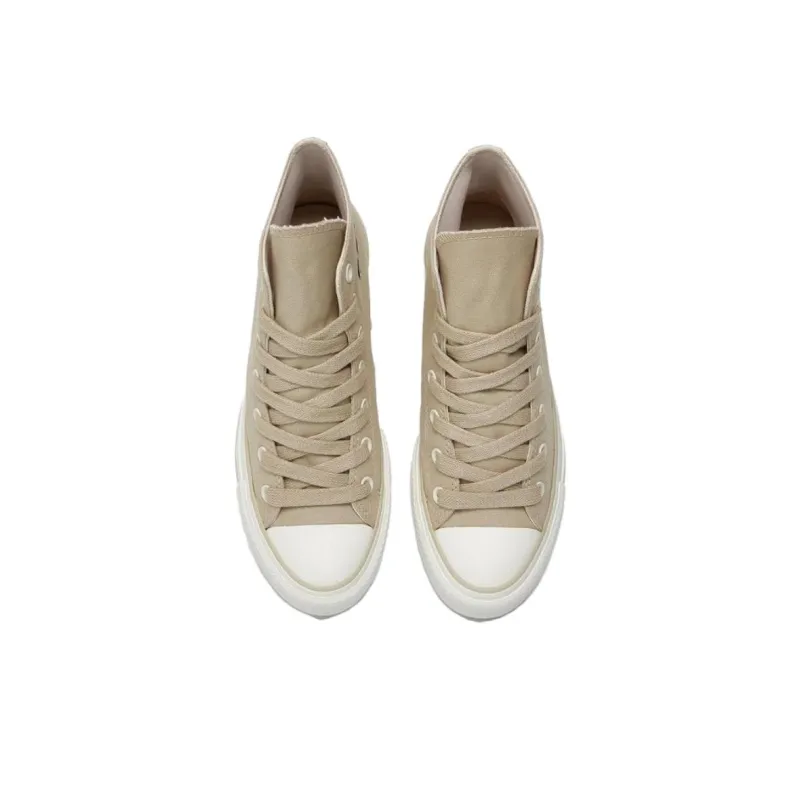 Converse Women's Chuck Taylor All Star Lift Platform High 'Beach Stone' Women's-3