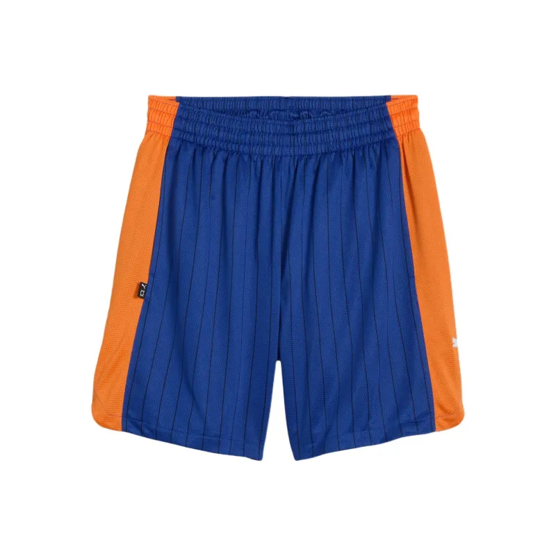 PUMA Basketball Shorts Men's Blue Orange 02-0