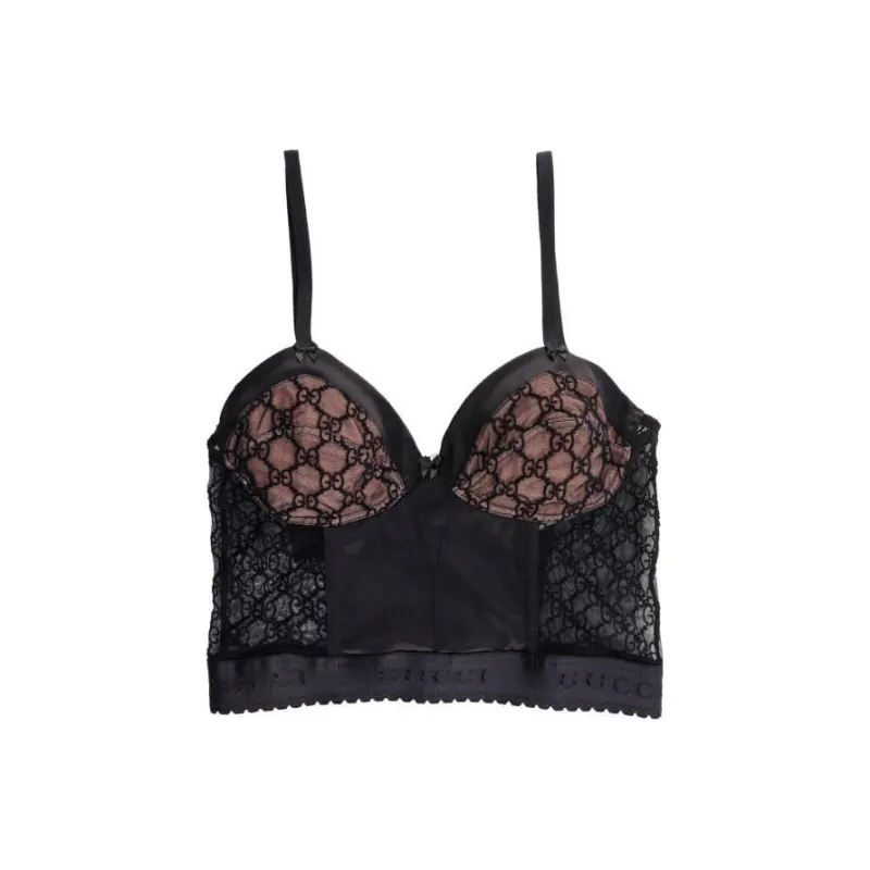 GUCCI Gg Tulle Corset Top-0