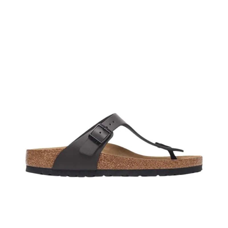 Birkenstock Gizeh EVA Abrasion Resistant Flip Flops Unisex Black Regular Loose Fit-1