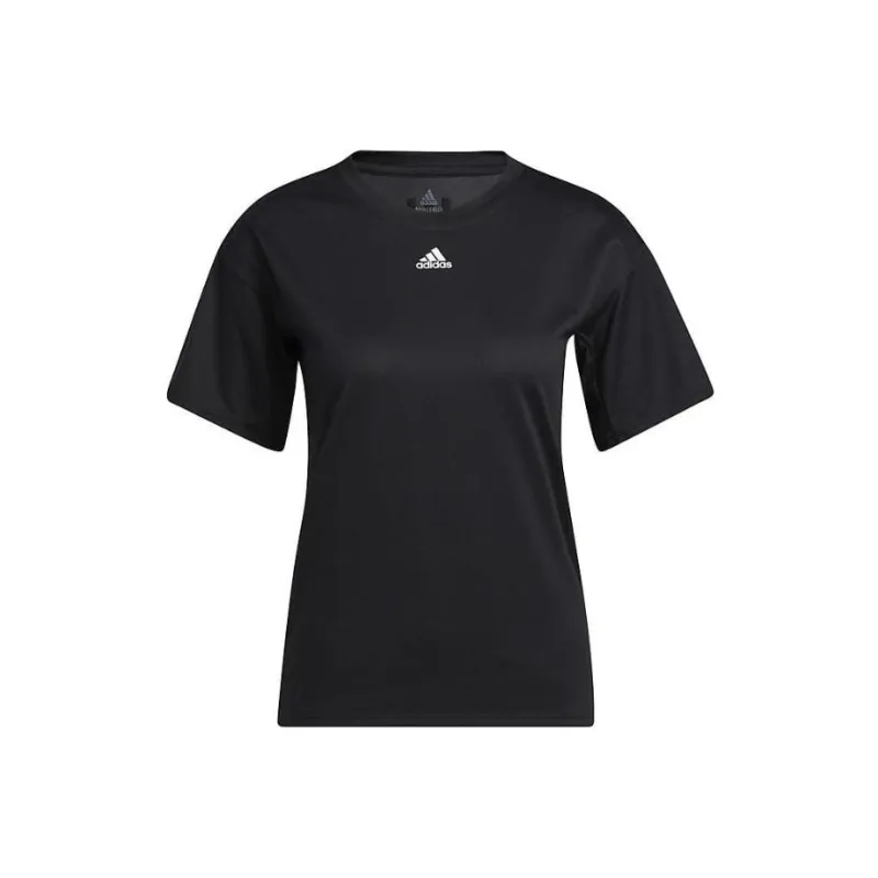 adidas Women's Training 3-Stripes AEROREADY Tee Black-0