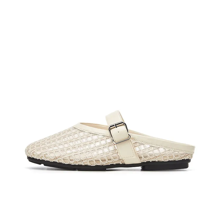 15 MINS Cut Out Quiet Closed Toe Slippers Women's-4