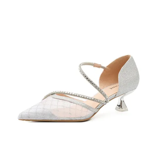 DAPHNE High Heels Women's Silver/Champagne