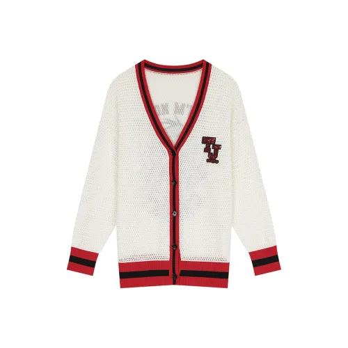 ELF SACK [Tom And Jerry Collaboration]Effortless Style Cut-Out Knitted Fabric Cardigan Women's