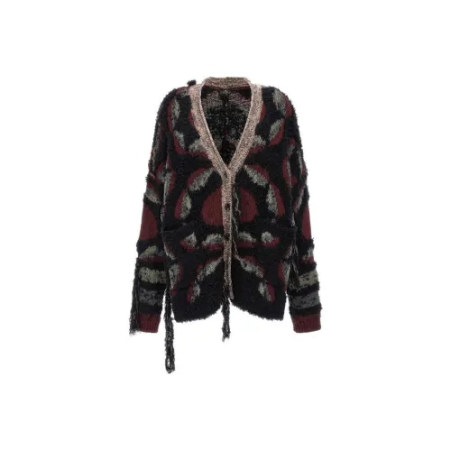 METROCITY Fringed Oversized Cardigan