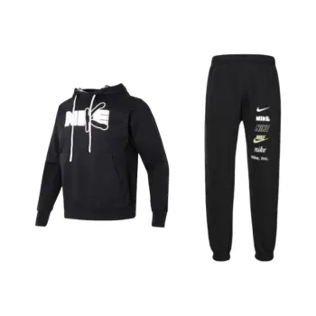 Nike Sweatshirt Set Unisex Black