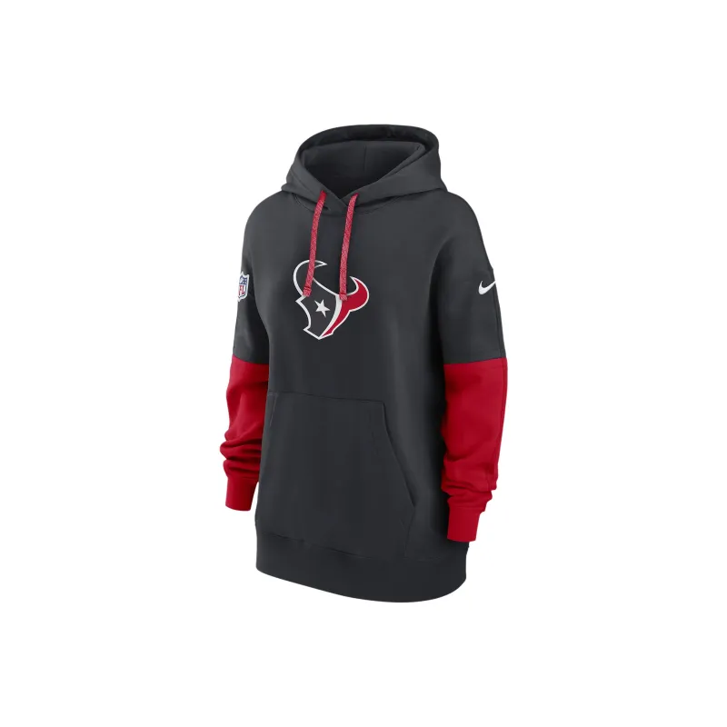Nike Houston Texans Sideline Essential Women's Nike Nfl Pullover Hoodie-0