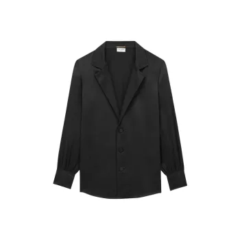SAINT LAURENT Pajama Buttoned Long Sleeved Shirt