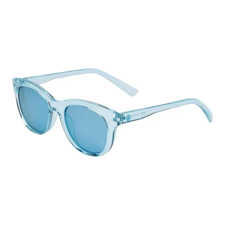 SPY Blend Round Sunglasses Men's Blue-1