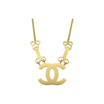 CHANEL 1986 1988 Coco Mark Necklace