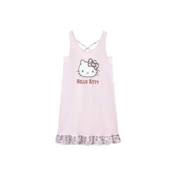 GUKOO x Hello Kitty/, Sanrio Series Nightgown Women's Mist Purple