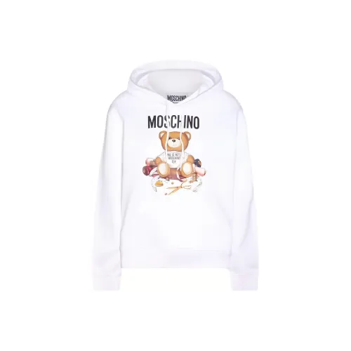MOSCHINO Sewing Teddy Bear print Hoodie