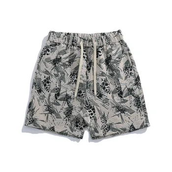 Goods Engraving Casual Shorts Unisex Carano Gray