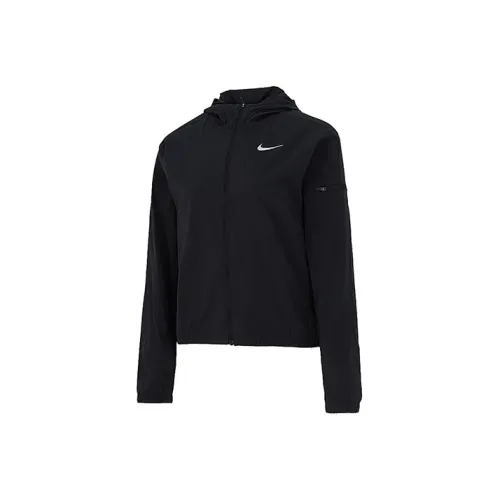 Nike Women'ss Logo P99 running Hooded Jacket Black