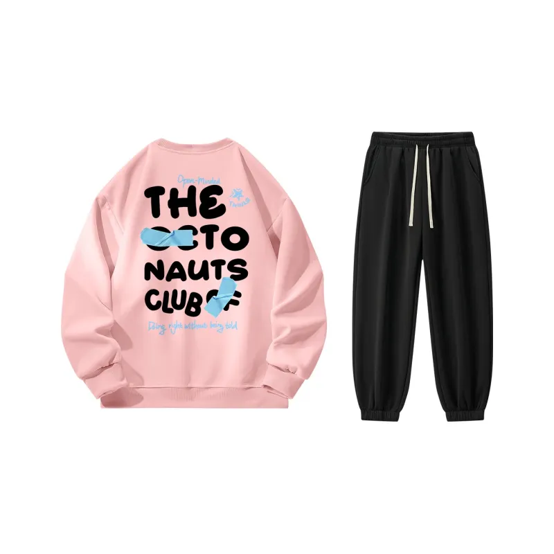 Small Columns Under The Sea Sweatshirt Set Unisex-60