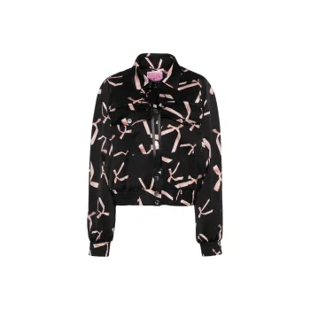 PINKO X Patrick McDowell Printed Bomber Jacket
