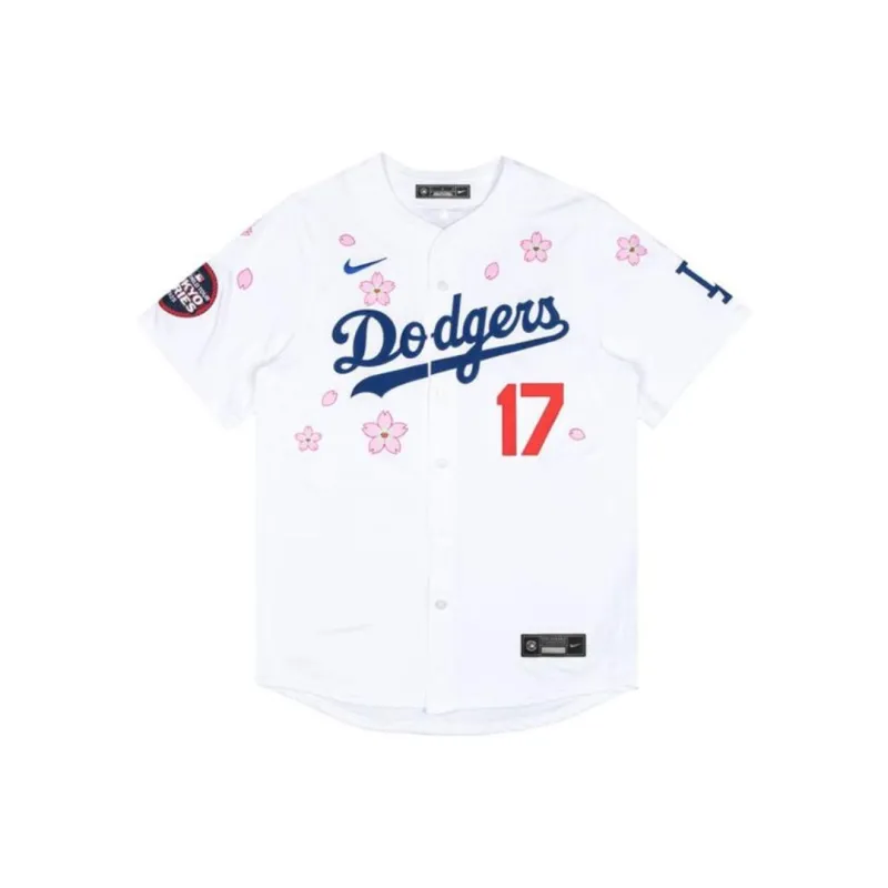 Nike X Takashi Murakami X MLB World Tour Tokyo Series 2025 Sakura Elite Dodgers Ohtani Jersey-0
