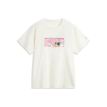 LiNing x Disney Disney T Shirt Women's Ecru Daisy