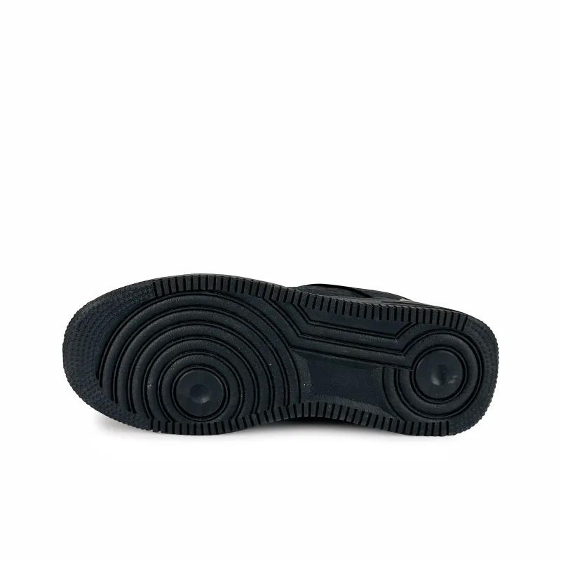 Rongchuan Slip Resistant, Abrasion Resistant, Lightweight, Height Increasing Low Top Skateboard Shoes Unisex Black-5