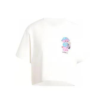 Adidas Originals Adidorable Drop Shoulder Sleeve T Shirt Women's Apricot