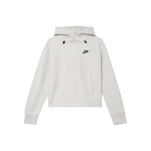 Nike Sportswear Tech Fleece Oversize Sweatshirt Women's Light Gray