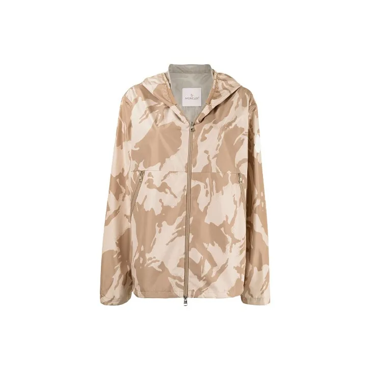 Moncler Chardon Hooded Jacket 'Tan'-0