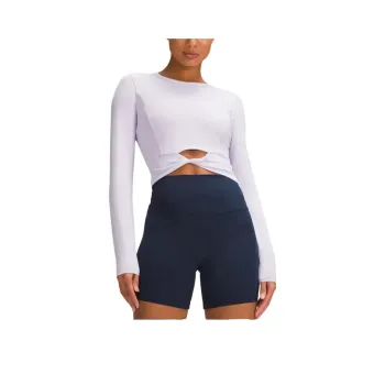 Lululemon Nulu™Cropped Collection Shirt Women's Lilac Oil